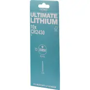 Deltaco Ultimate Lithium Battery  3v  Cr2430 Button Cell  10-pack Batteri