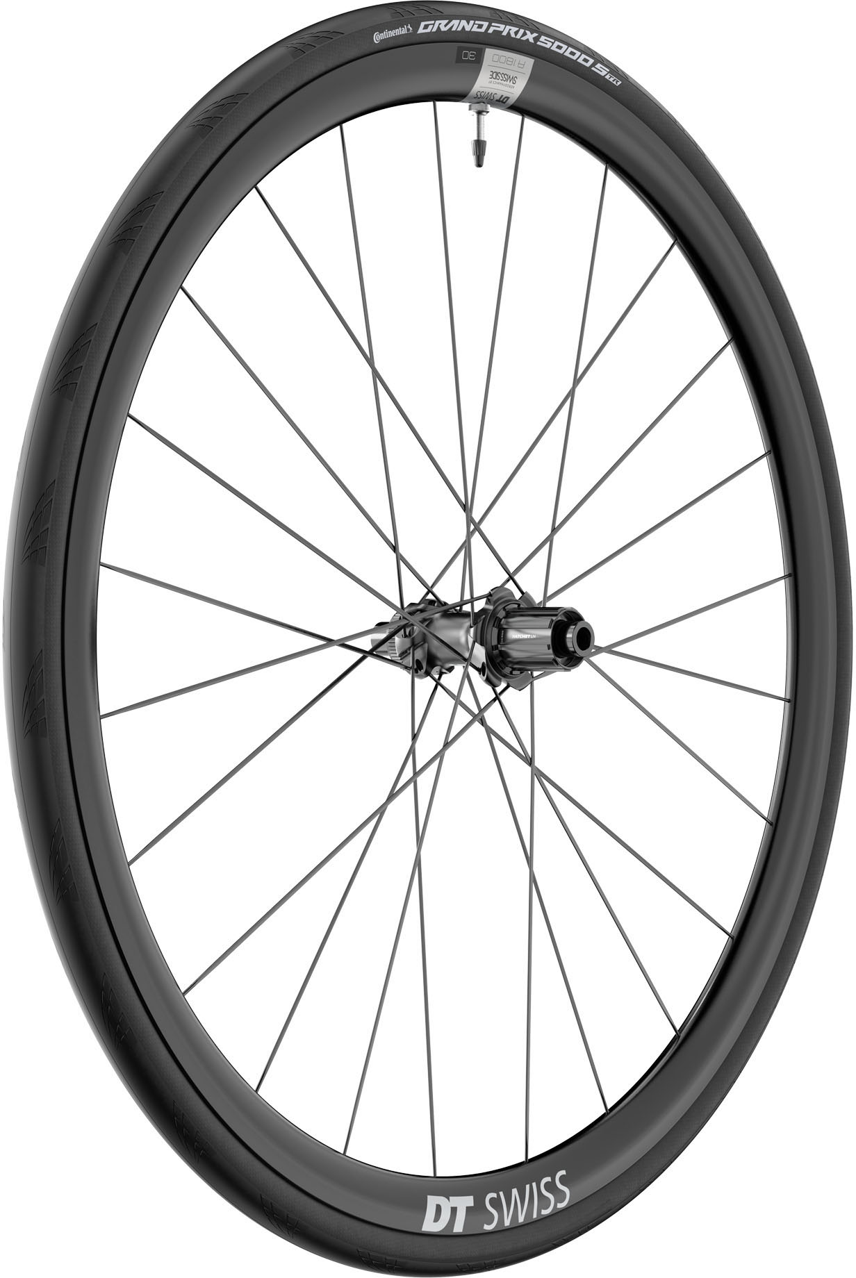 Dt Swiss Wheel   1800 Spline 30  Inkl  Dæk   Slange  700c Rear Shimano Sram