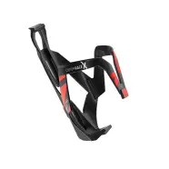 Elite Bottle Cage Custom Racex Black Glossy  Red Graphic Flaskeholder
