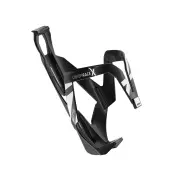 Elite Bottle Cage Custom Racex Black Glossy  White Graphic Flaskeholder