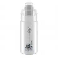 Elite Bottle Jet Green  Clear Grey Logo 550ml Drikkeflaske