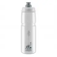 Elite Bottle Jet Green Clear Grey Logo 750ml Drikkeflaske