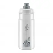 Elite Bottle Jet Green Clear Grey Logo 550ml Drikkeflaske
