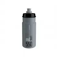 Elite Bottle Jet Grey Black Logo 550ml Drikkeflaske