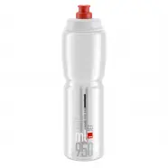 Elite Flaske Jet Klar  Rød Logo 950ml Drikkeflaske