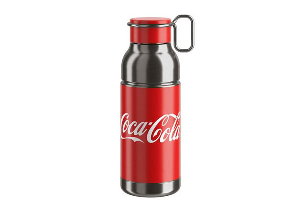 Elite Mia Coca-cola Drikkeflaske 650ml Sølv Rød