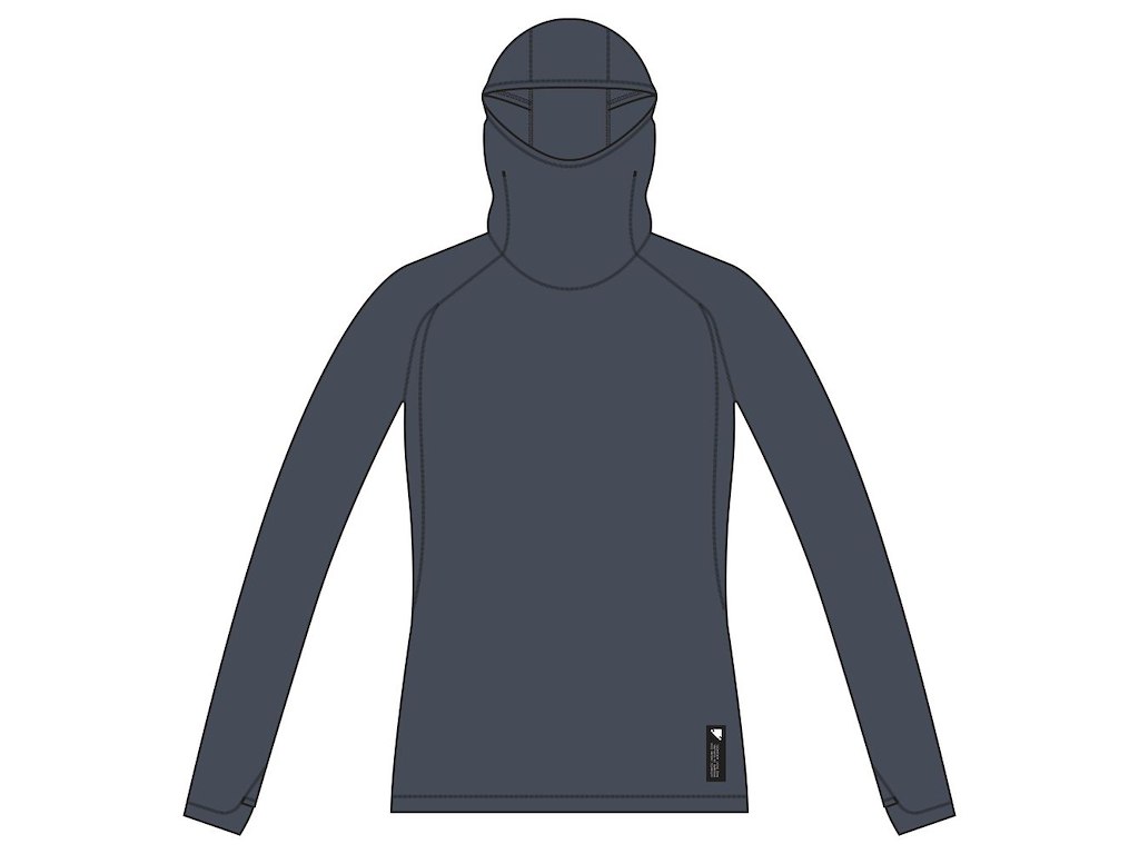 Endura Alltrack Roam Scuba Hoddie Dame Carbon Grey Str