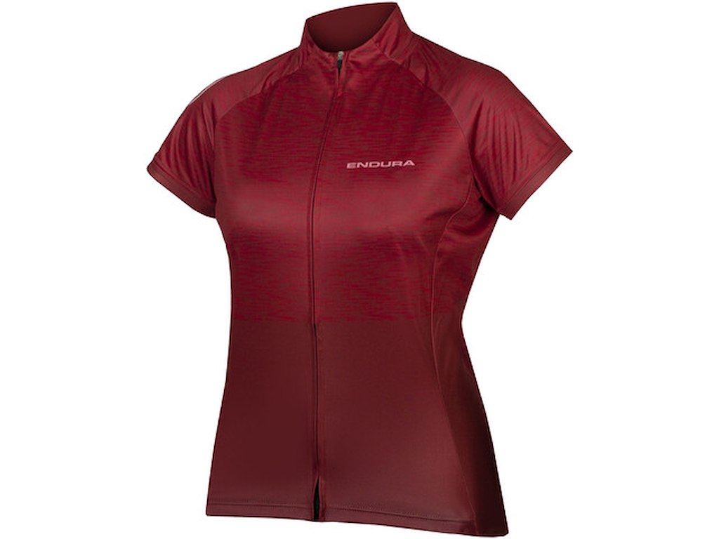 Endura Hummvee Ray Jersey Korte ærmer Dame Mørkerød Str