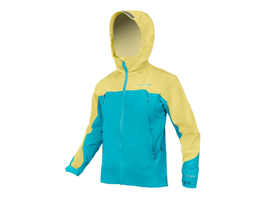 Endura Mt500 Waterproof Cykeljakke -herre Turkis Lysegrøn Str