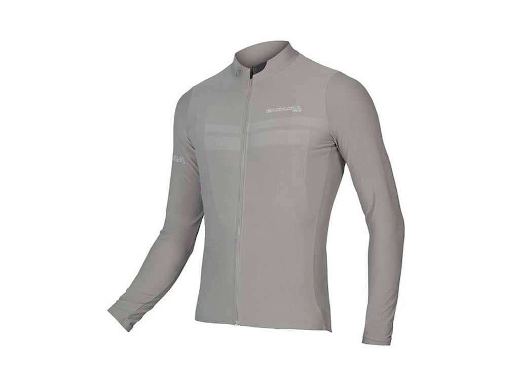 Endura Pro Jersey Lange ærmer Herre Grå Str  Xs