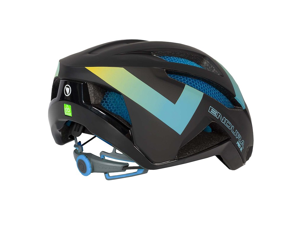 Endura Pro Sl Hjelm Sort Blå Hjelmstørrelse 55-59 Cm