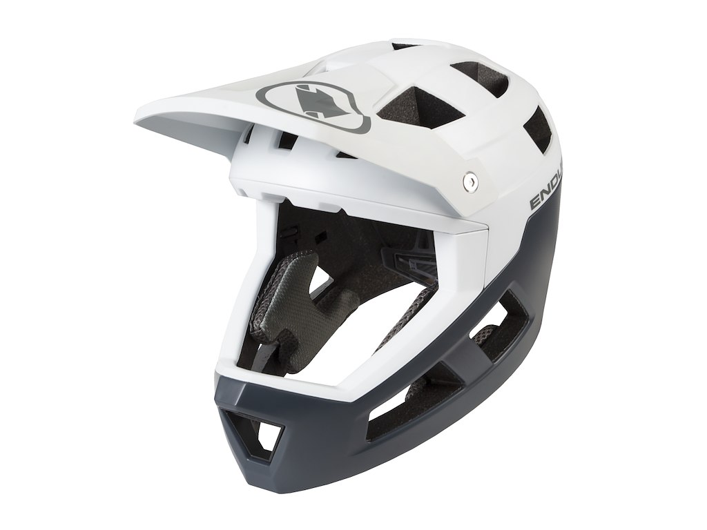 Endura Singletrack Full Face Mips Cykelhjelm Hvid Str   -