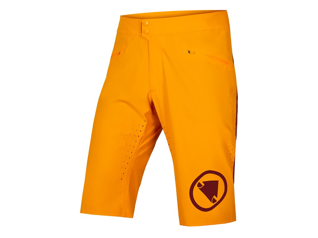 Endura Singletrack Lite Shorts Orange Standard Fit  Størrelse: Medium