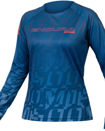Endura Women X27   Mt500     Print Tee Ltd Blå