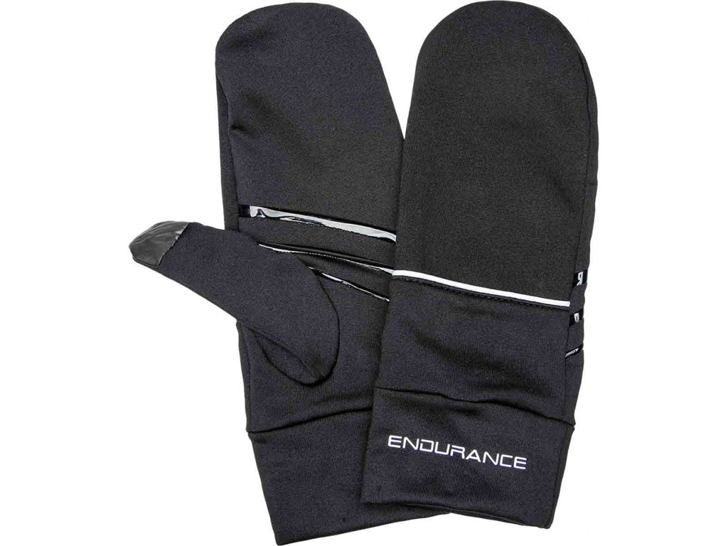Endurance Zanny Løbehandsker Black  Str