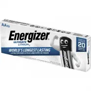 Energizer Ultimate Lithium Aa B2b 10 Pack Batteri