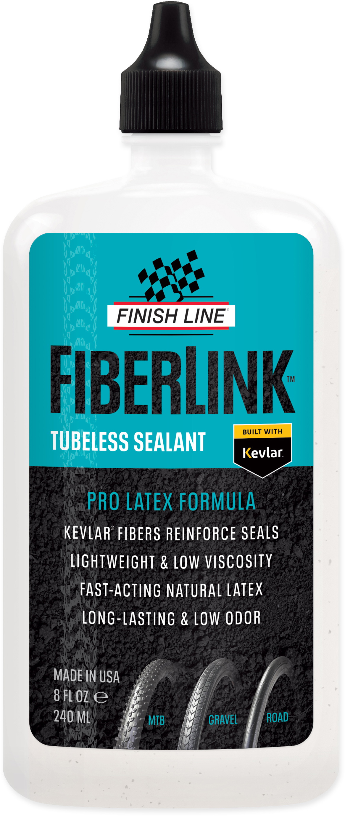Finish Line Fiberlink Pro Latex Tubeless Sealant 240ml