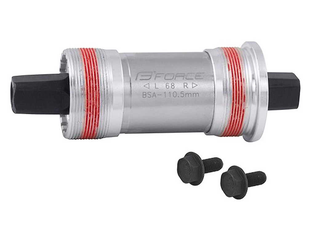Force Krankboks Firkant Alumium  Aksellængde: 115 Mm