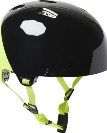 Fox Flight Pro Skalhjelm Med Mips Sort Gul Str  59-61 Cm