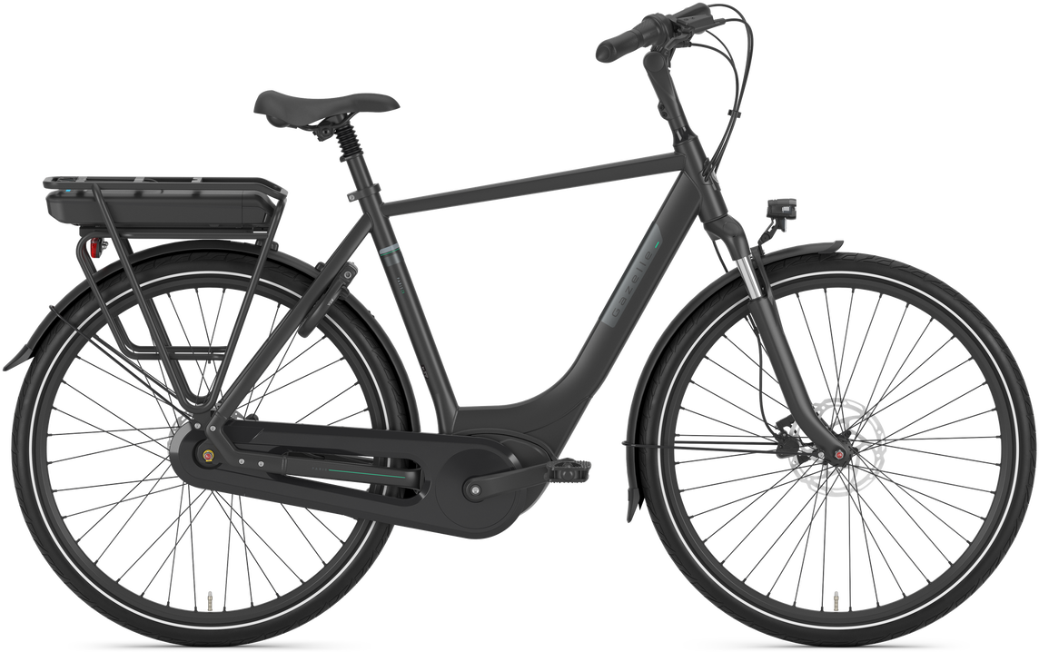 Gazelle Paris C8 Hmb Herre 2026 Black