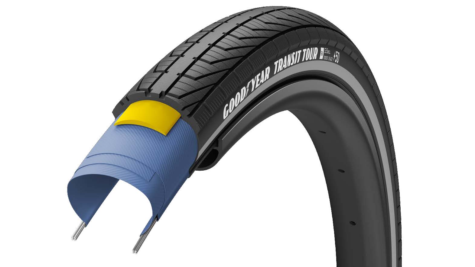 Goodyear Dæk Transit Tour Plus S5 700x35c