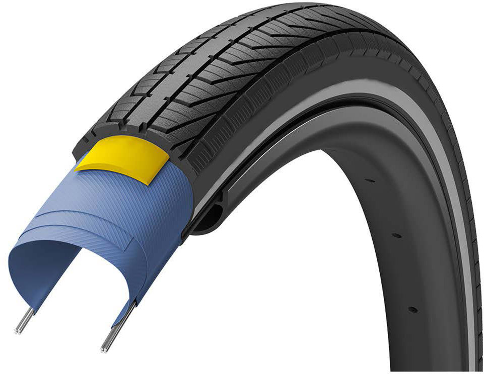 Goodyear Transit Suv S3  3mm Indlæg  700x35 40 45 50 Sort