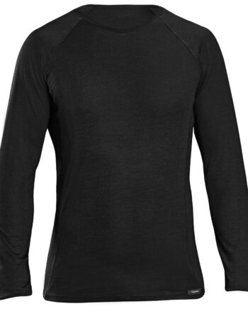 Gripgrab Merino Polyfiber Langærmet Base Layer Sort