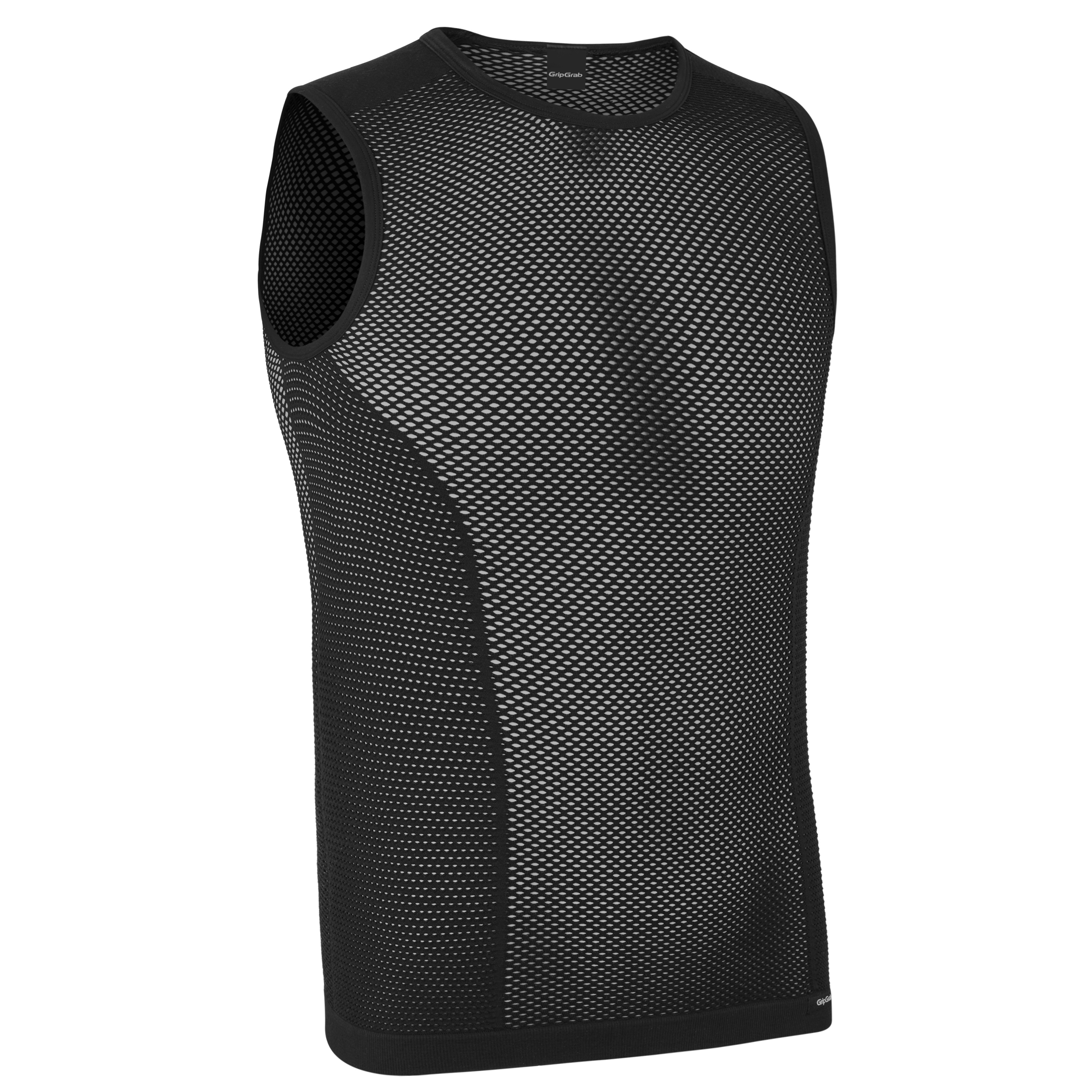 Gripgrab Pacr Forår-efterår ærmeløs Baselayer Black