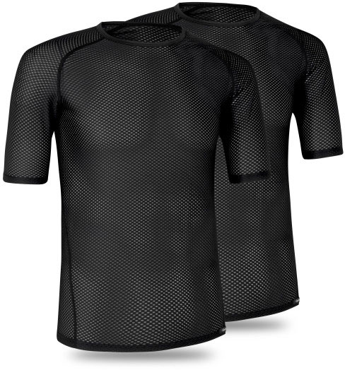 Gripgrab Ultralet Mesh Kortærmet Baselayer  -pack Sort