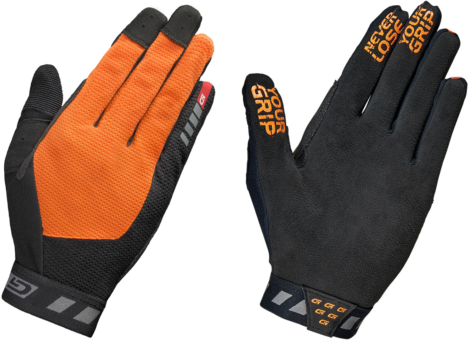 Gripgrab Vertical Insidegrip X2122  Langfingret Handske Hi-vis Orange