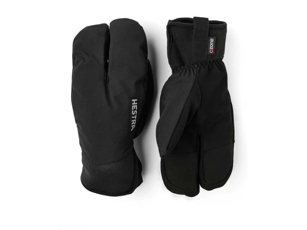 Hestra Czone Mistral Split Cykelhandske Vinter Sort  Størrelse: Large
