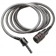 Kryptonite Combo Kabel Keeper 512 Kædelås 5mmx120cm Cykellås