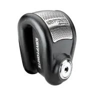Kryptonite Kryptolok Alarm Disc 6mm Black Silver Cykellås