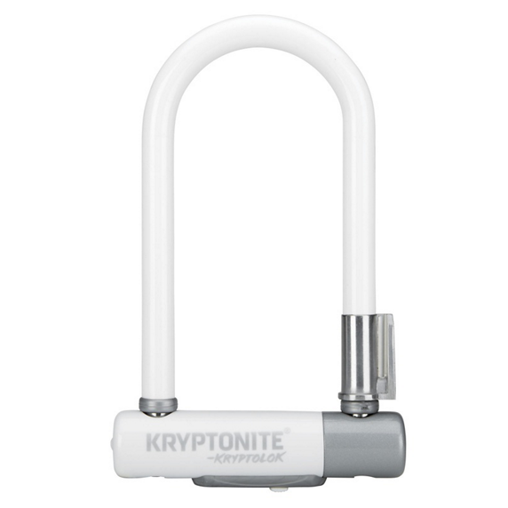 Kryptonite  -lock Hvid Bøjlelås