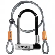 Kryptonite  -lock Kryptolok Mini   Vf   2cmx17 8cm And 4foot Cable Cykellås