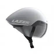 Lazer Hjelm Victor Kineticore Matte White Silver   Cykelhjelm