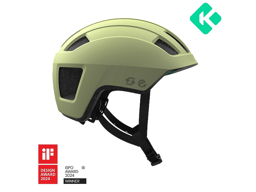 Lazer Verde Kineticore Cykelhjelm Matte Lemongrass  Hjelmstørrelse: 50-56 Cm