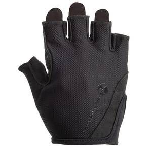 -wave Sorte Halvfinger-cykelhandsker           Sort