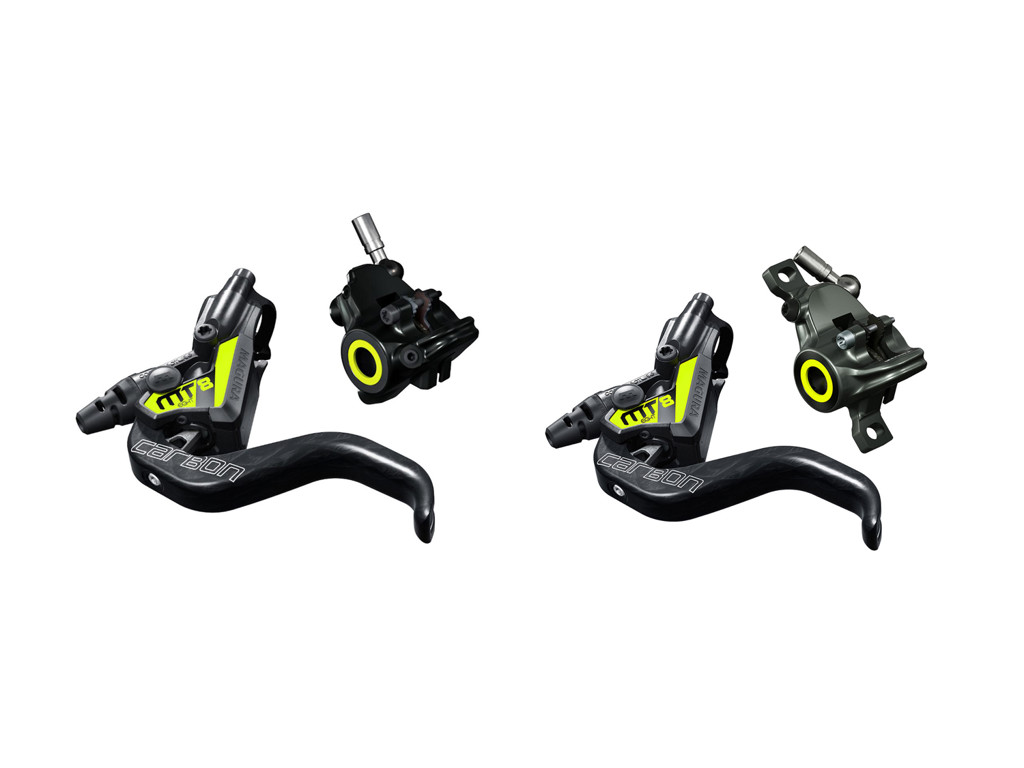 Magura Mt8 Sl Hydraulisk Bremsesæt Postmount Flatmount For Bag Sort