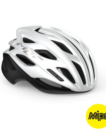 Met Estro Mips Cykelhjelm Hvid Sort Str  56-58 Cm