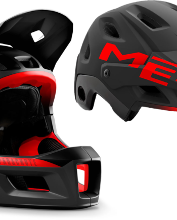 Met Helmet Parachute Mcr Mips Sort Rød