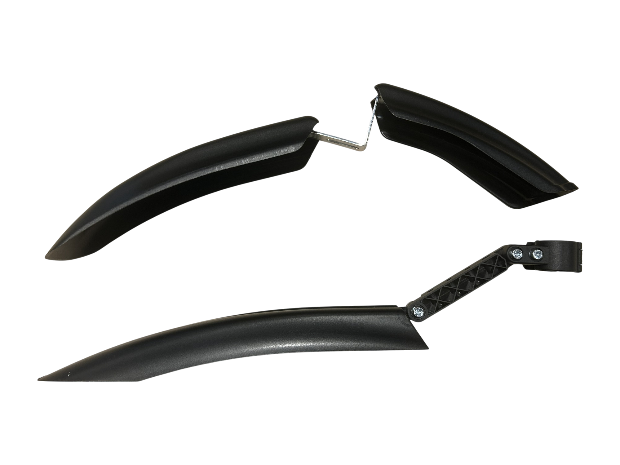 Mixbike Skærmsæt 20 Quot -24 Quot Mtb Sort