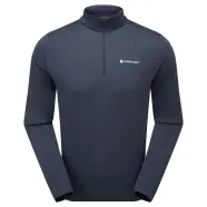 Montane Dart Zip Neck Eclipse Blue Str    Undertrøje