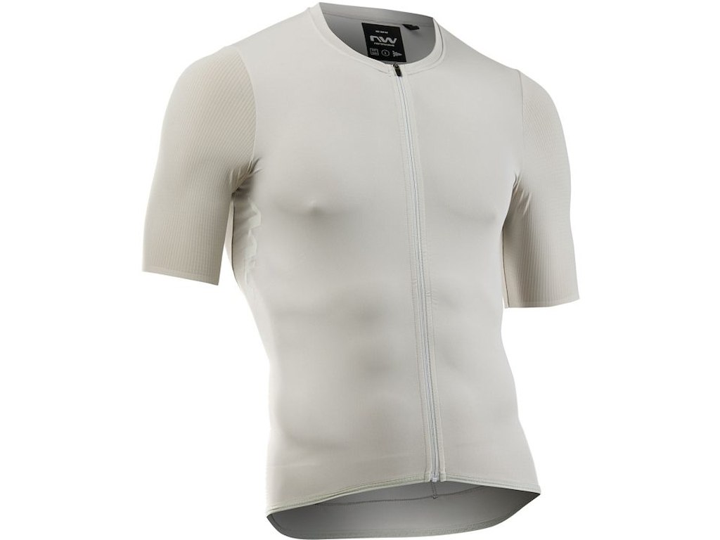 Northwave Essence Evo Jersey Cykeltrøje Korte ærmer Herre Light Grey Str