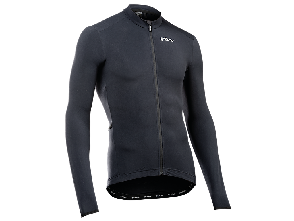 Northwave Fahrenheit Cykeltrøje Med Lange ærmer Herre Sort Str