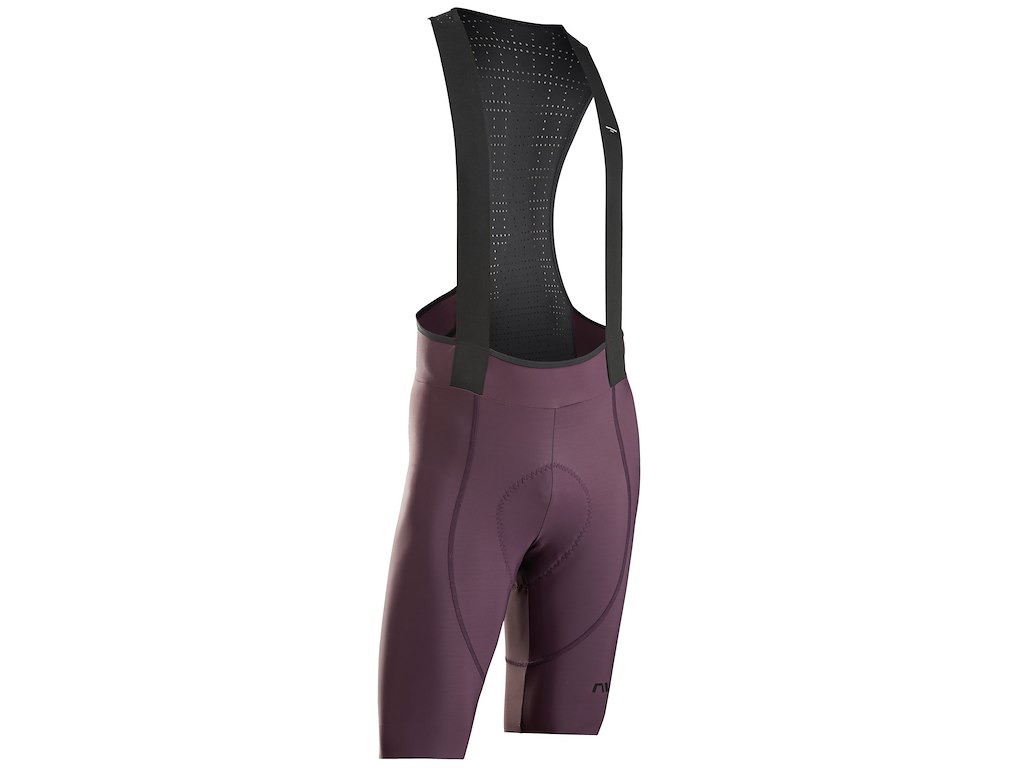 Northwave Fast Bibshorts Cykelshorts   Pude Dame Grape Wine Str