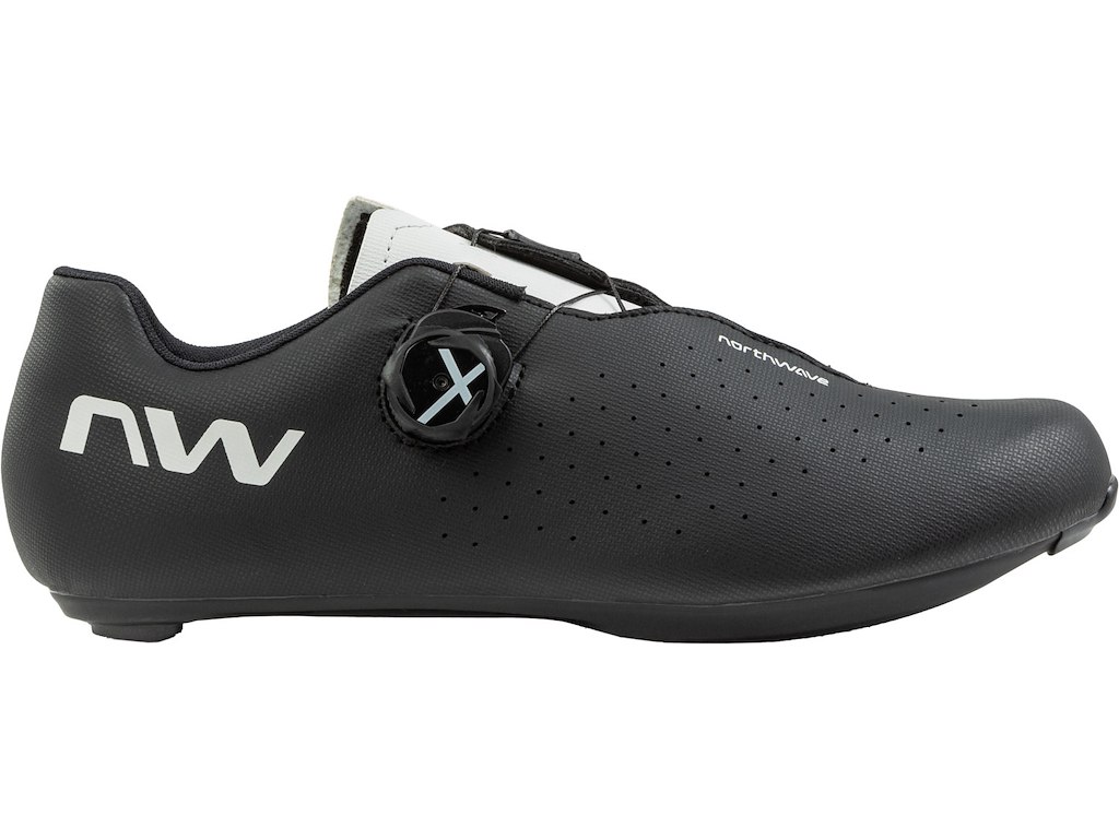 Northwave Sonic Plus Wide Cykelsko Race Sort Hvid Str  41