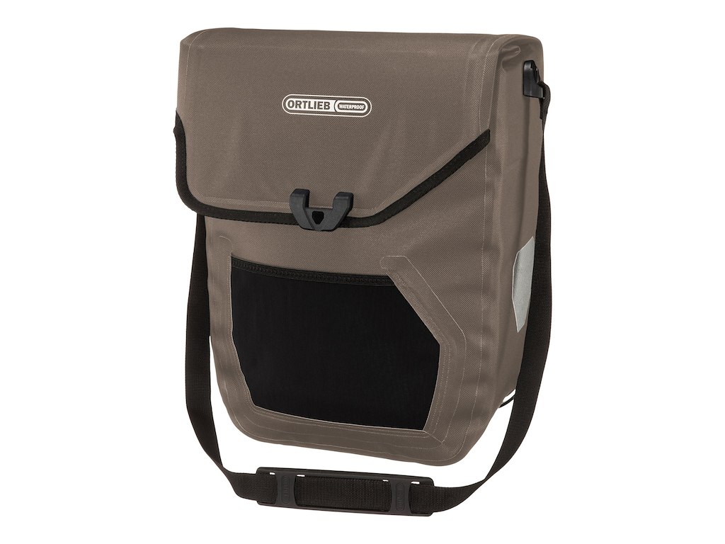 Ortlieb Pedal-mate Ql2   Cykeltaske Og Skuldertaske   én 16 Liter Dark Sand