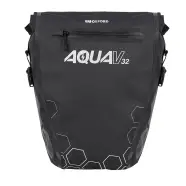 Oxc Oxford Cykeltaske Aqua   Double Qr 16lx2 Black Cykeltaske