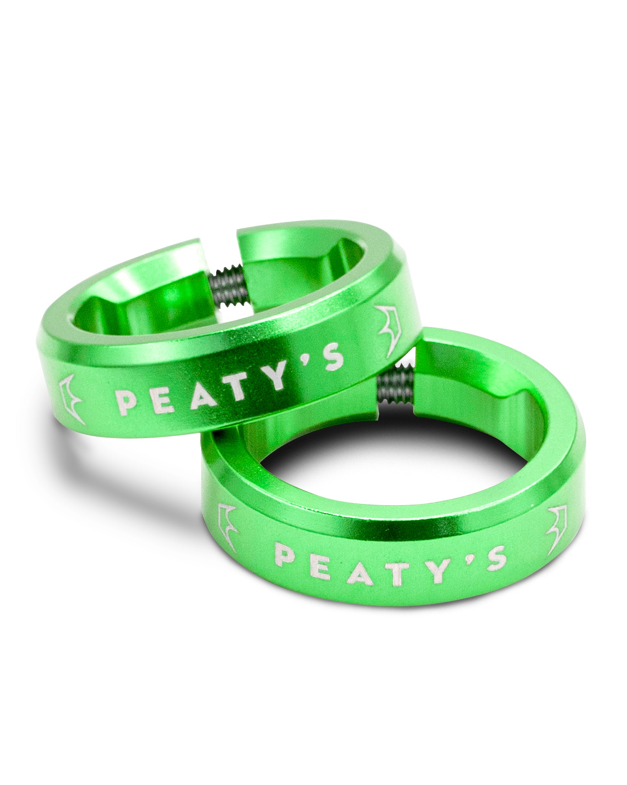 Peaty Monarch Grip Lock Ring Emerald